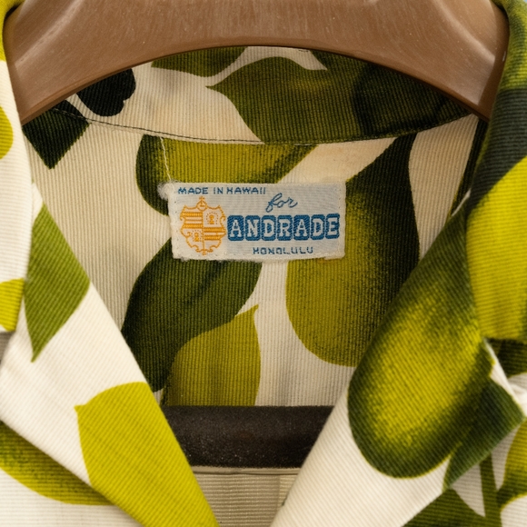 Vintage 1950s Andrade Honolulu Hawaiian Men's Shirt, Small. - Picture 6 of 6